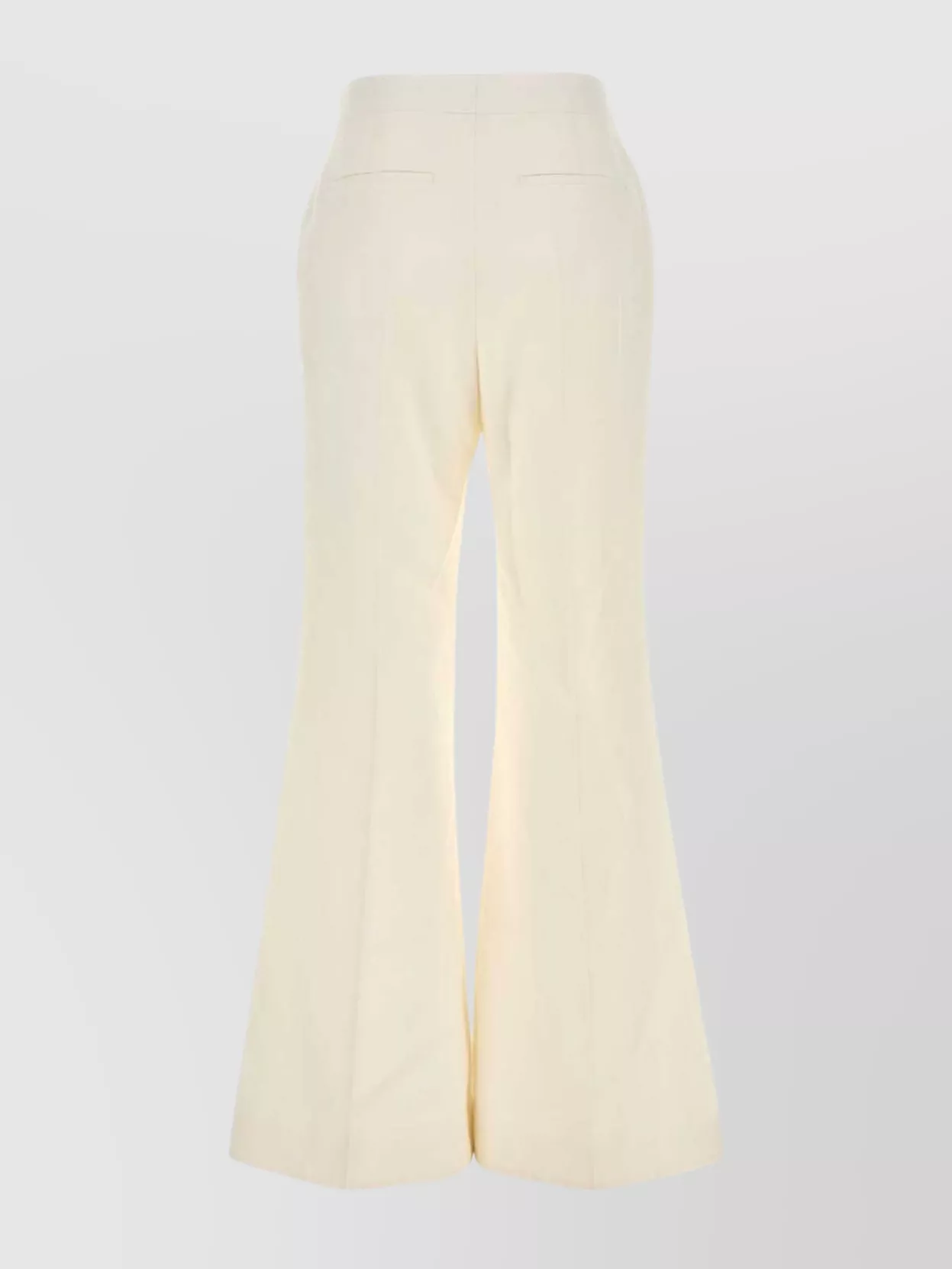 Shop Givenchy Wide-leg Linen Pant With Flared Design