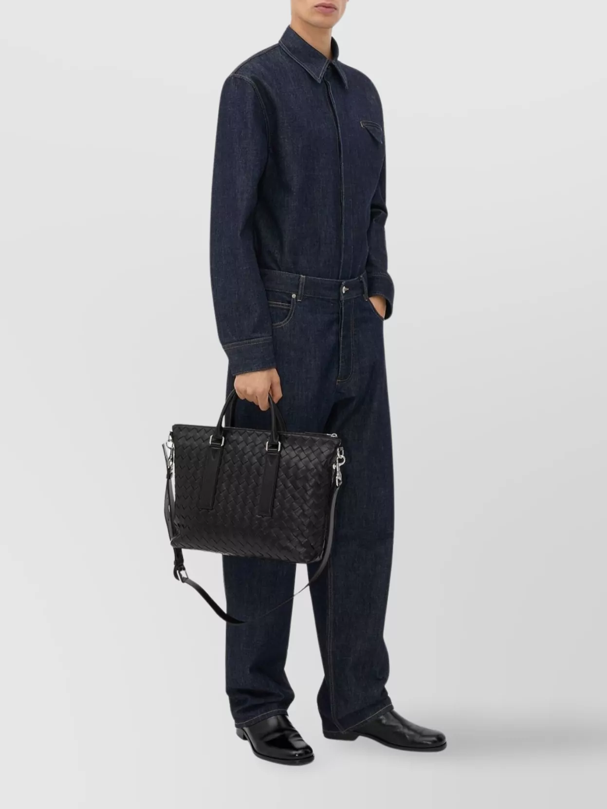 BOTTEGA VENETA SOFT WOVEN TOTE BAG