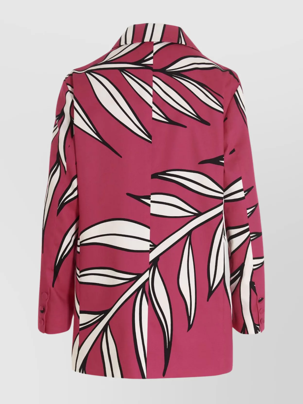 Shop Rochas Floral Pattern Blazer Jacket
