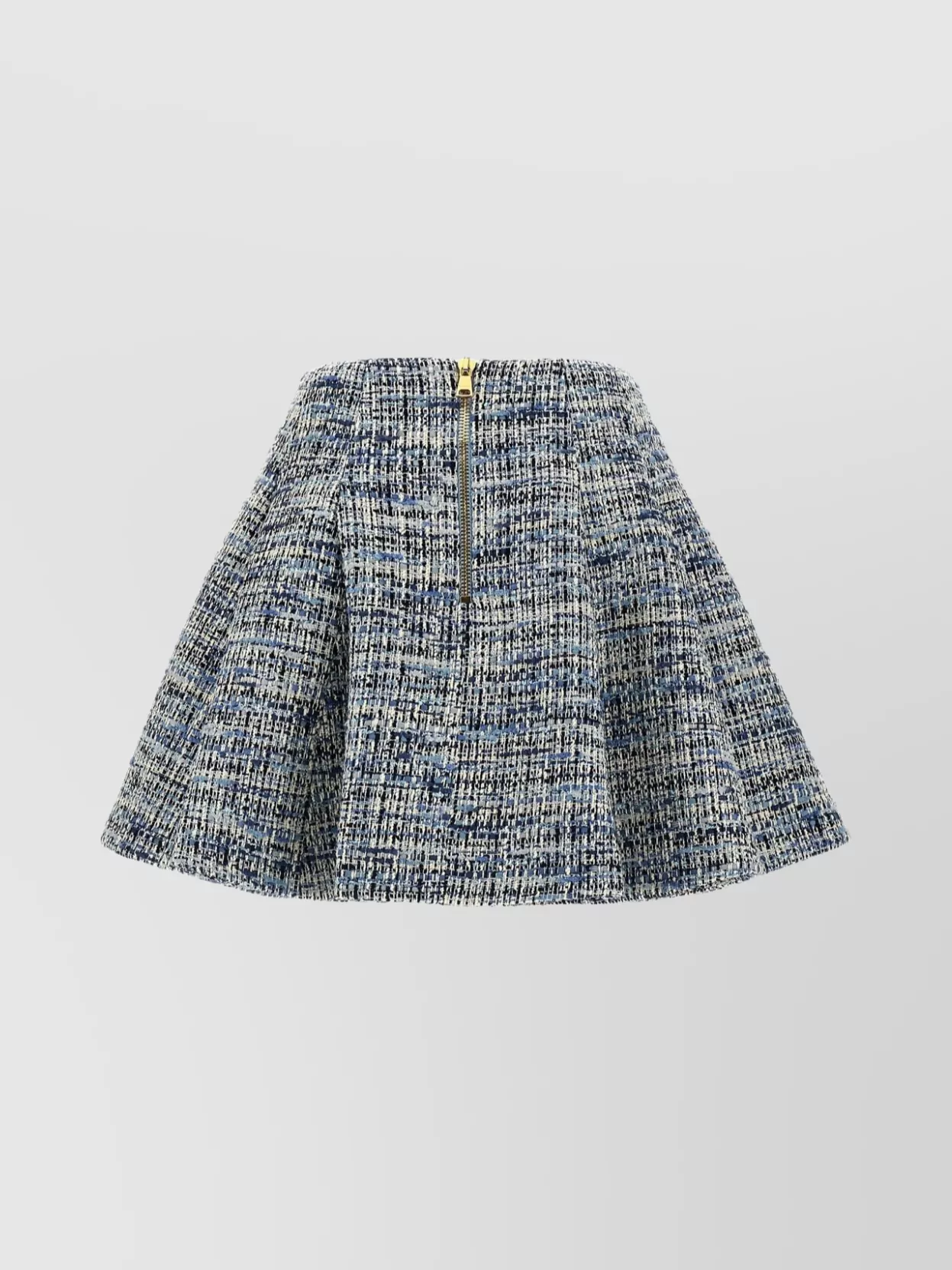 Shop Balmain A-line Silhouette Tweed Skirt