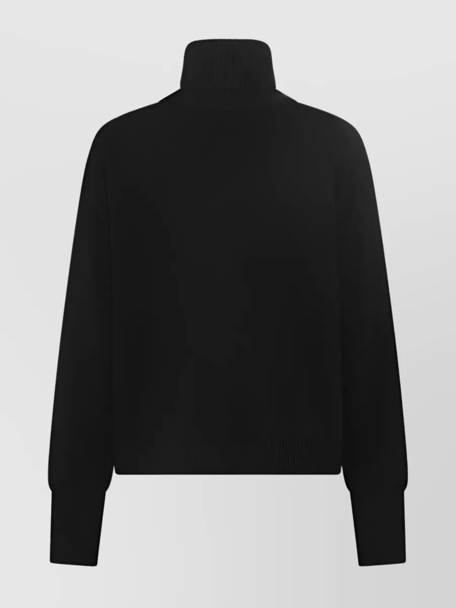Shop Kenzo Boke Flower Wool Sweater In Black