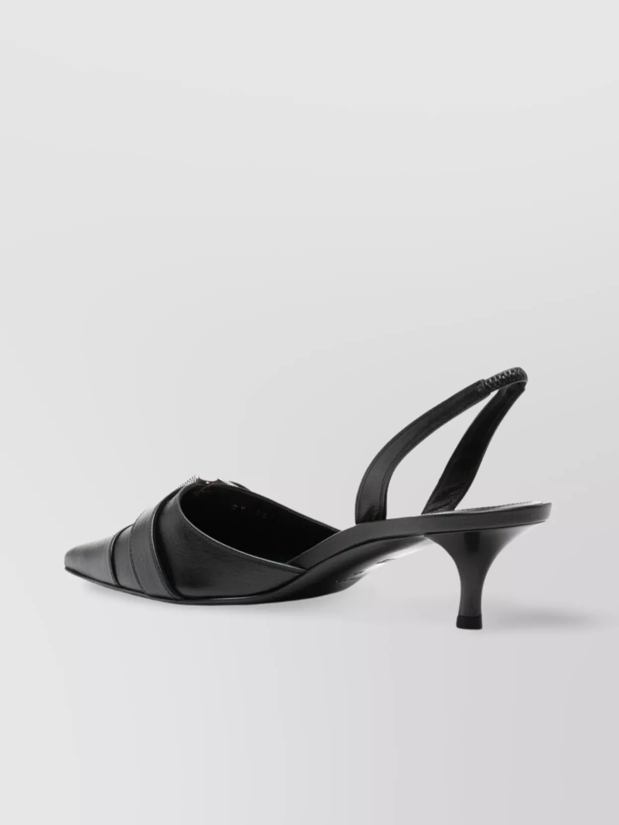 GIVENCHY KITTEN HEEL PUMPS BUCKLE DETAIL 