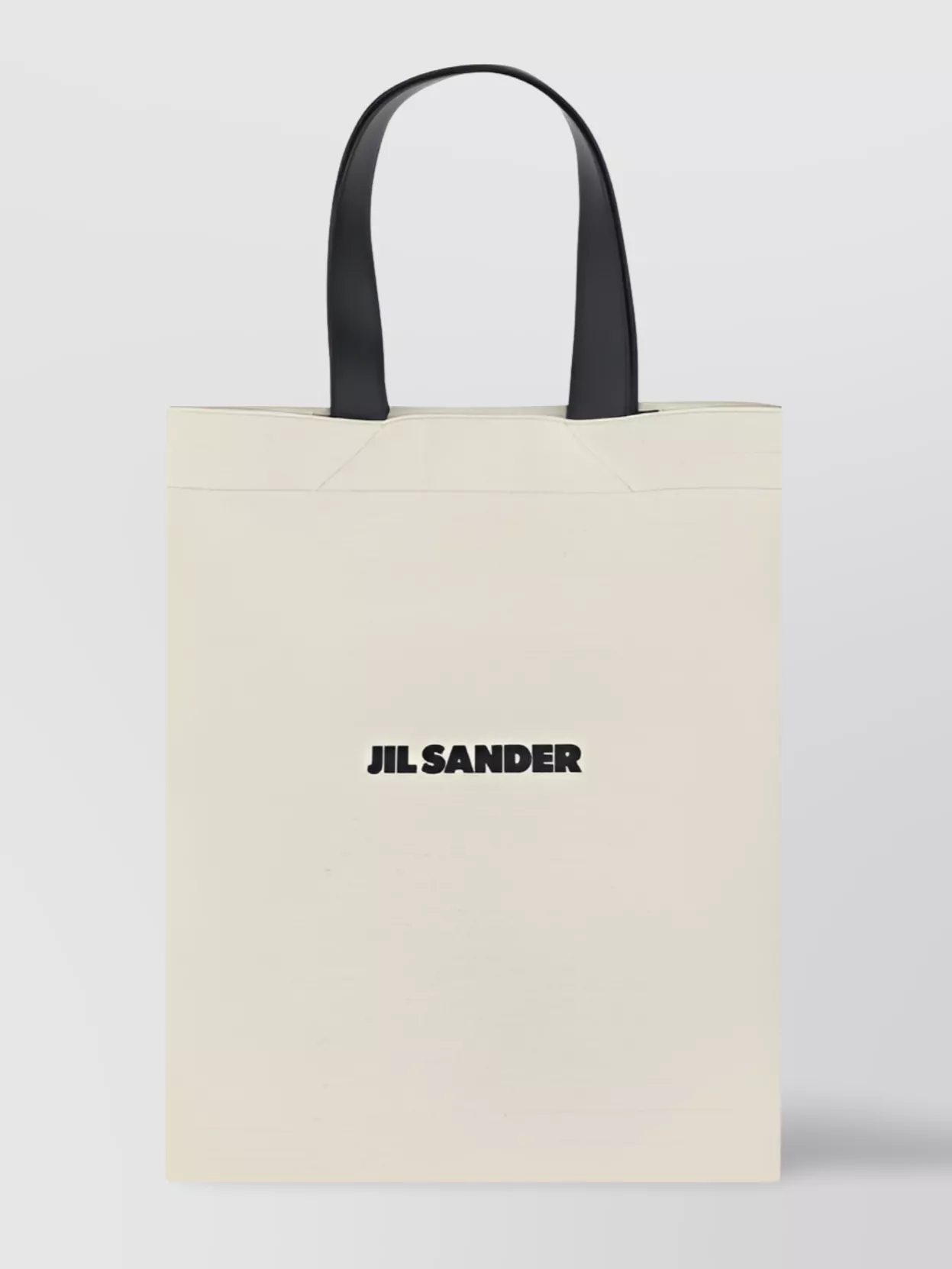 JIL SANDER LEATHER HANDLE TOTE BAG
