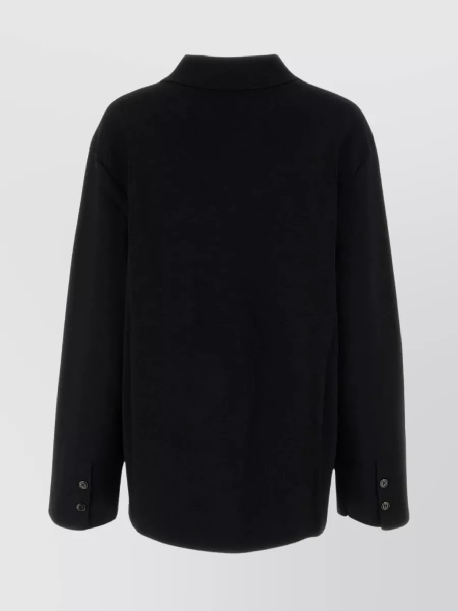 Shop Nanushka Versatile Viscose Blend Shirt With Unique Embroideries In Black