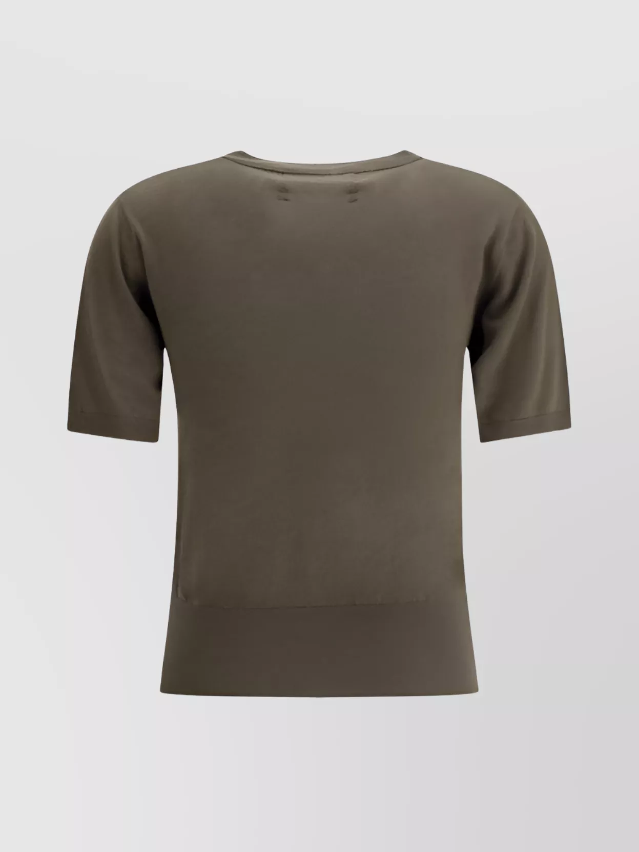 Extreme Cashmere Short-sleeve Knitwear With High Ribbed Hem