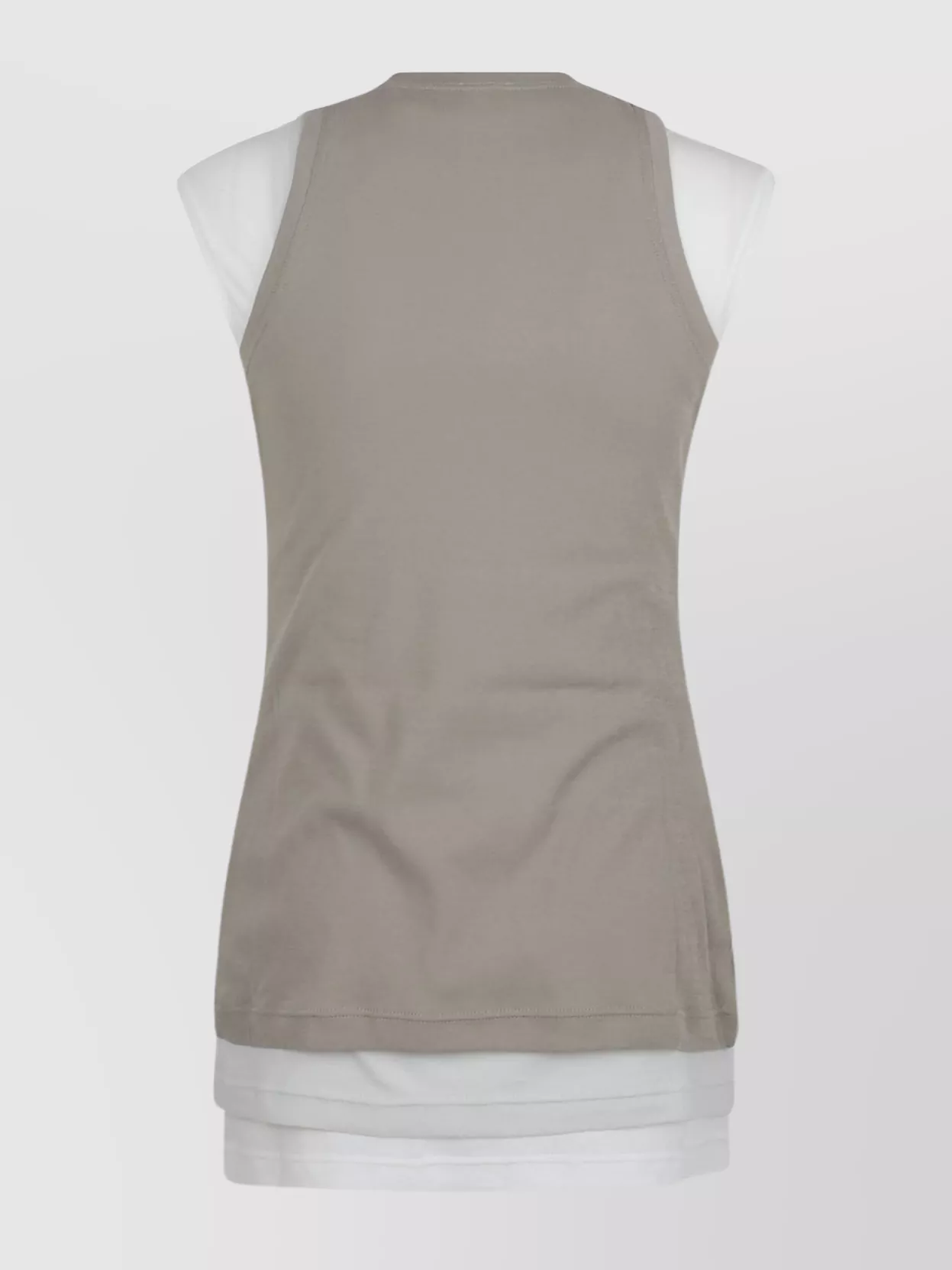 Shop Jil Sander Layered Cotton Tank Top