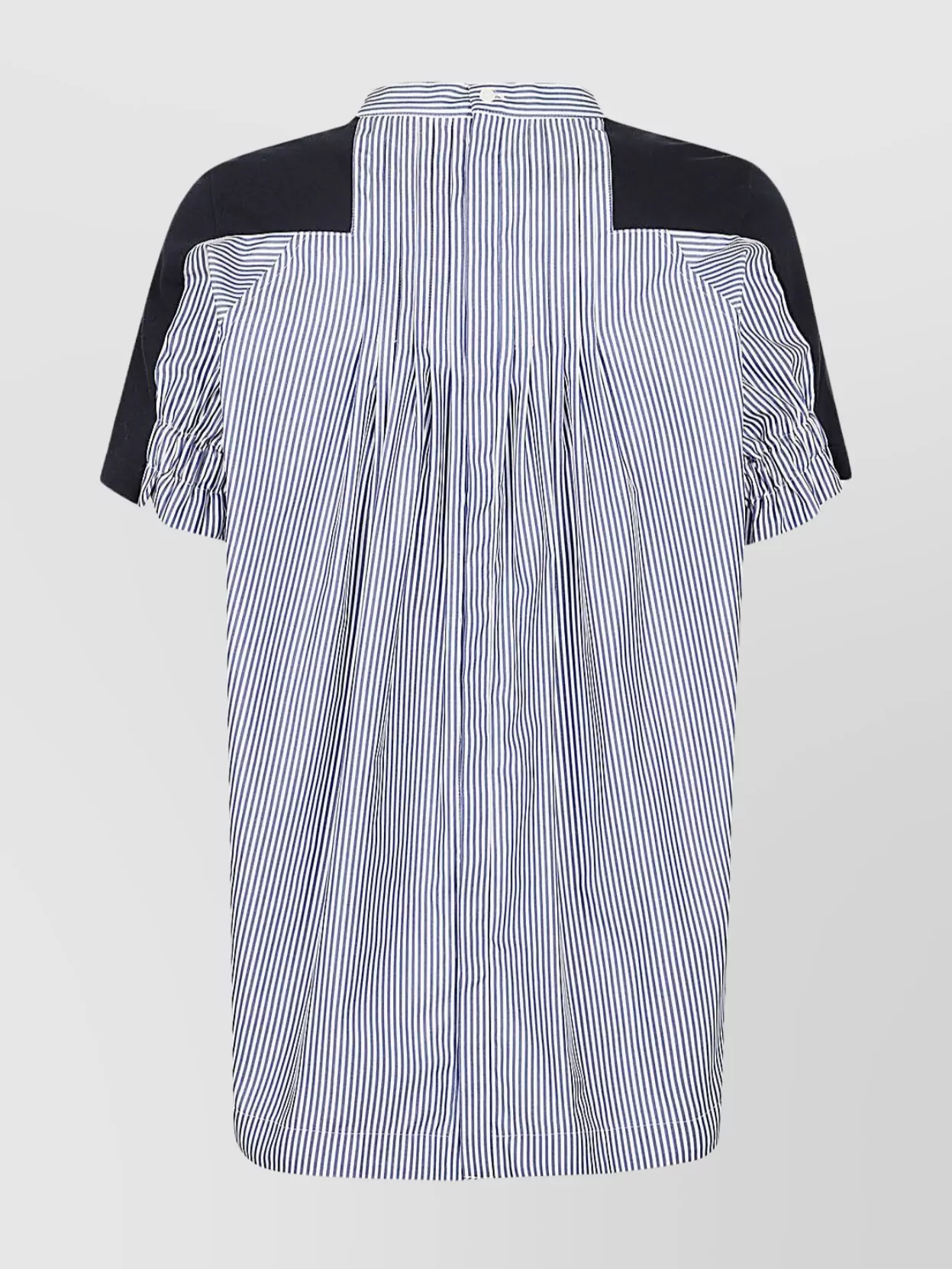 Shop Sacai Crew Neck Layered T-shirt With Patch Pocket