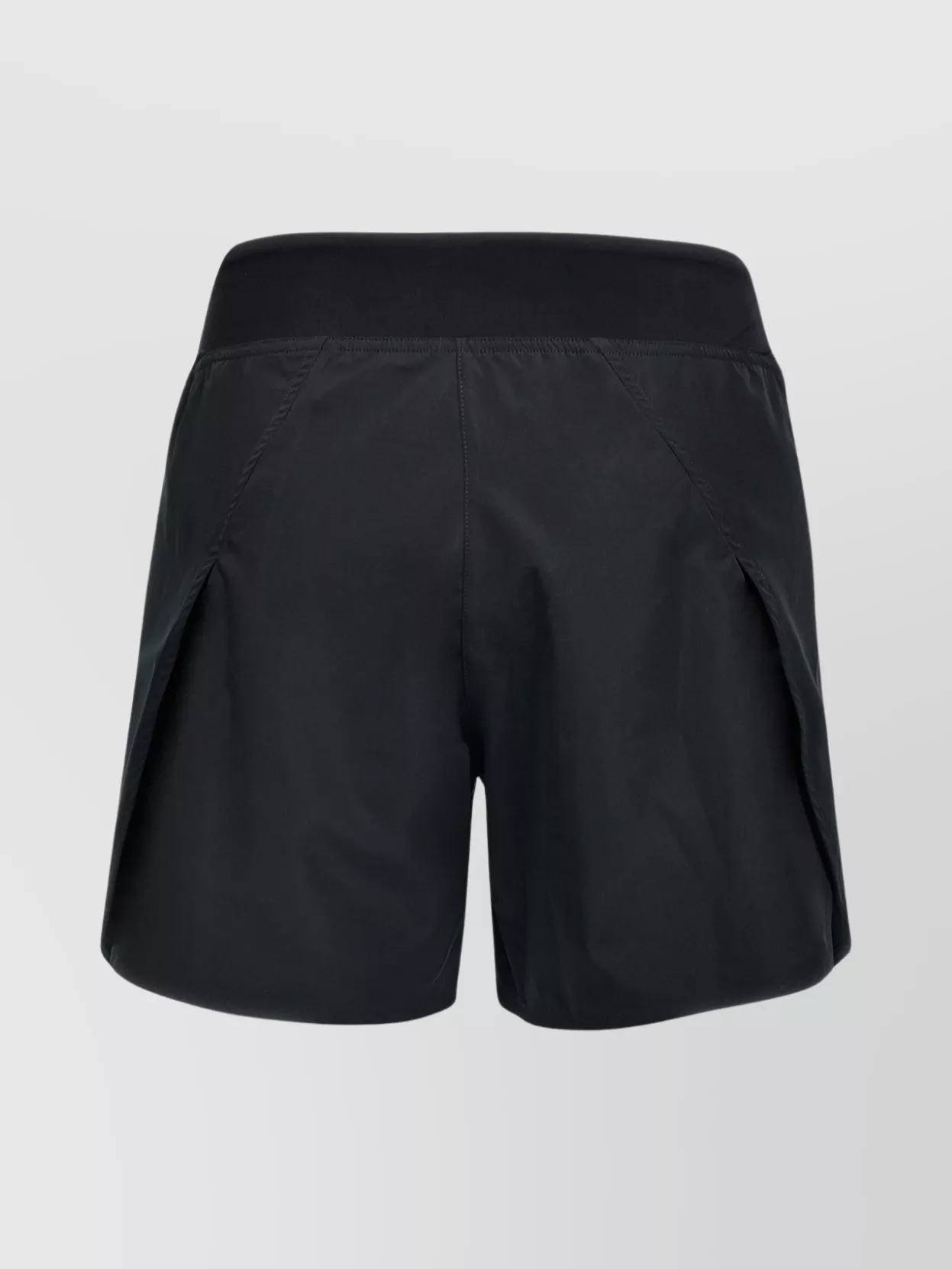 Shop Jil Sander Elastic Waistband Shorts Side Slits