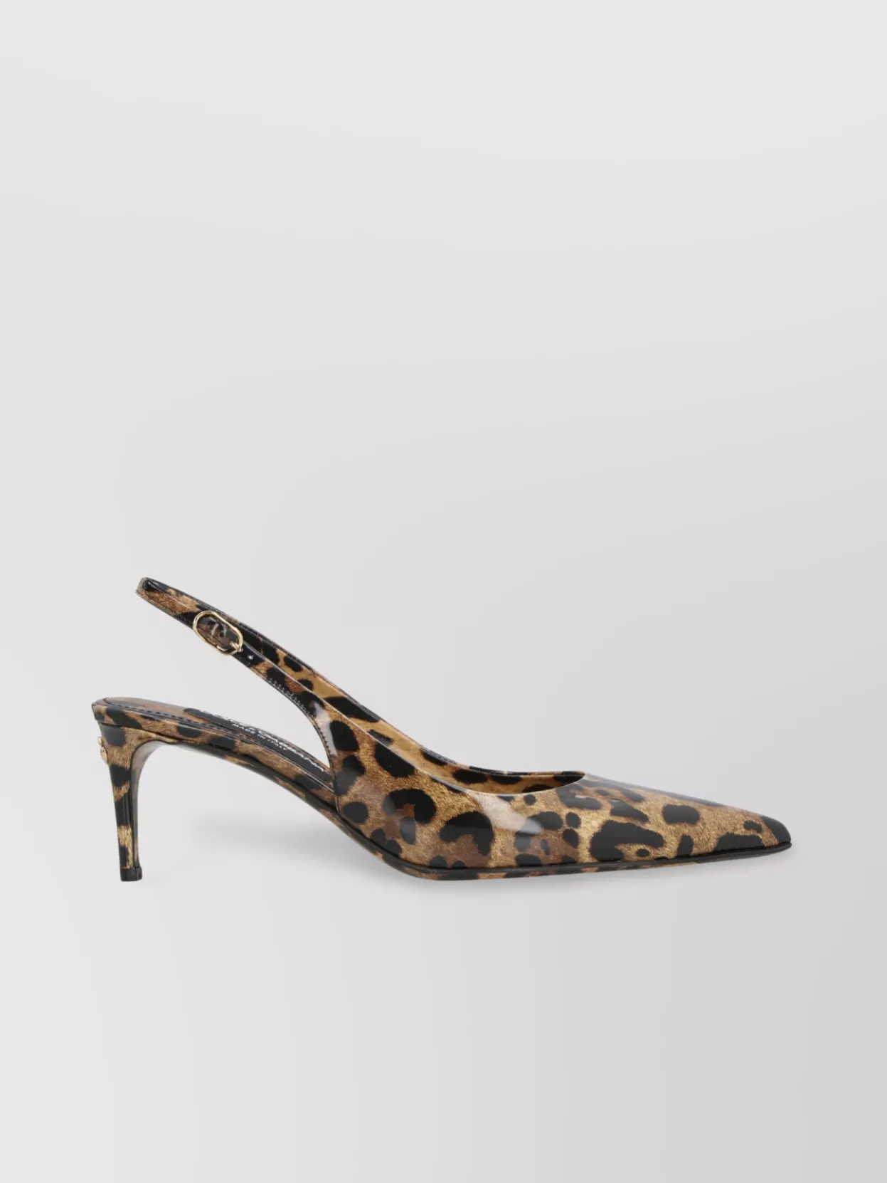 DOLCE & GABBANA LOLLO ANIMAL PRINT SLINGBACK PUMPS