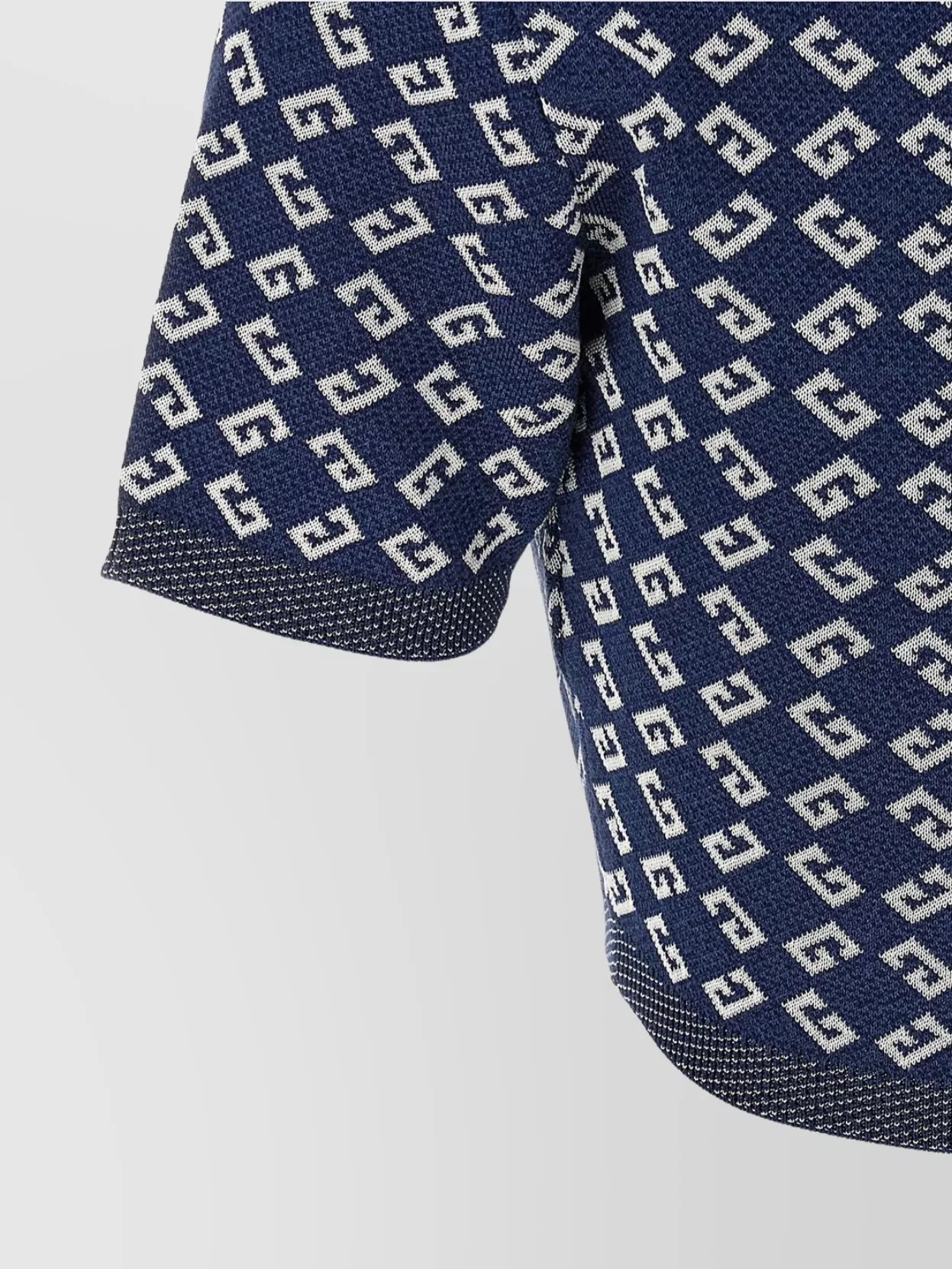 Shop Givenchy Short Sleeve Crew Neck Geometric Pattern Top