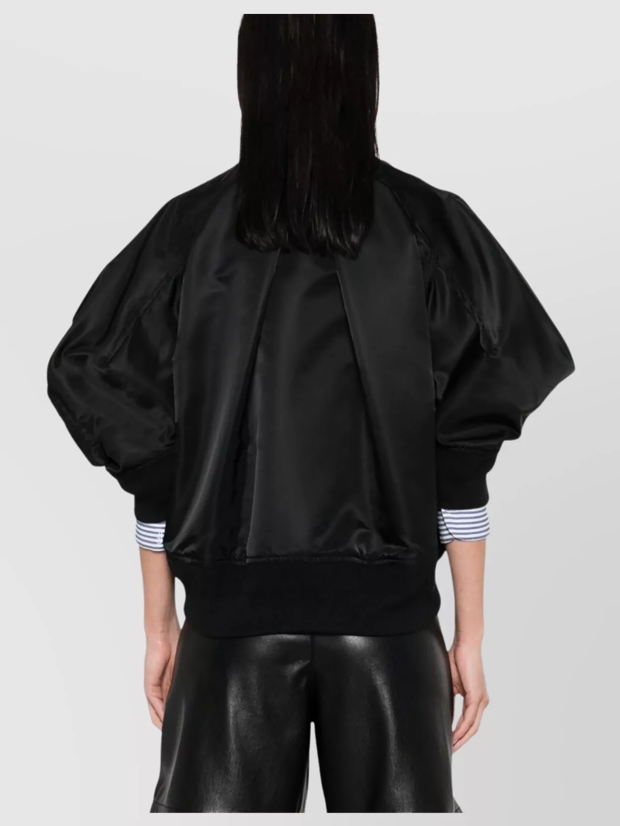 Shop Sacai Bomber Jacket Metallic Hardware