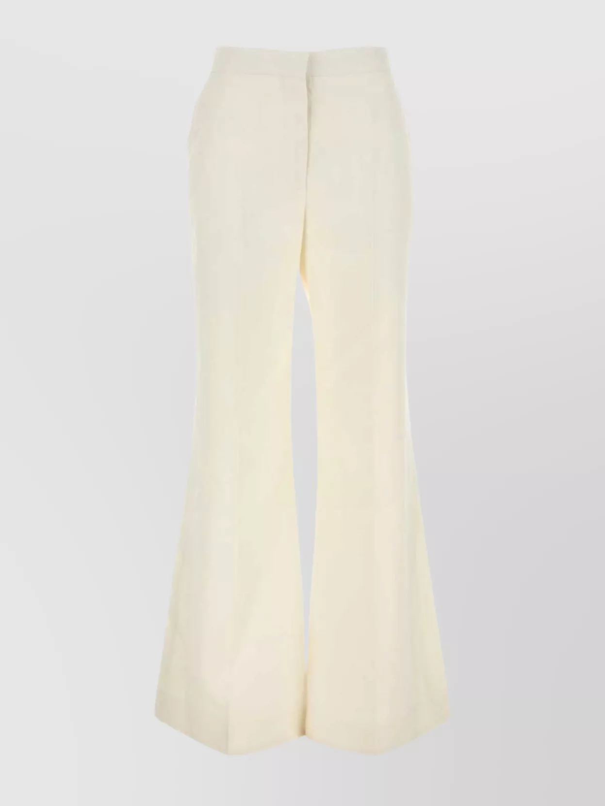 Shop Givenchy Wide-leg Linen Pant With Flared Design